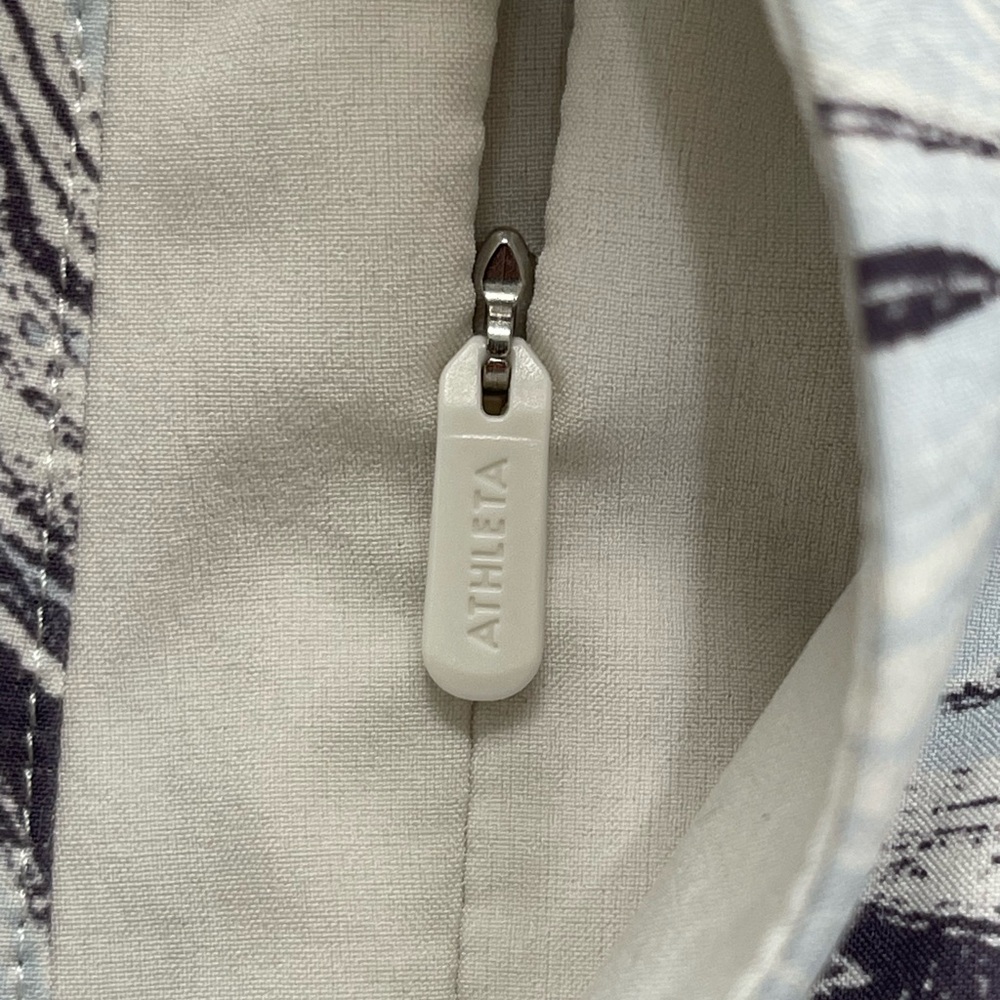 Athleta All Activity Short Print Marbled Drawstring Zip Pocket Women’s Size L - Picture 6 of 16